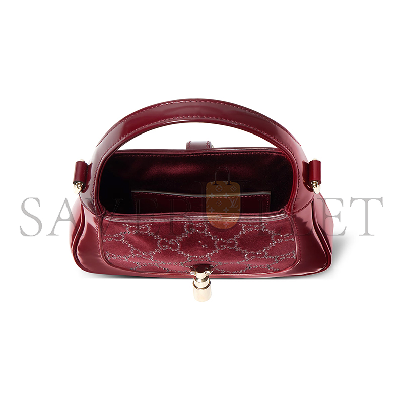 GUCCI JACKIE 1961 CRYSTALS MINI BAG ‎836684 (19*13*3cm)
